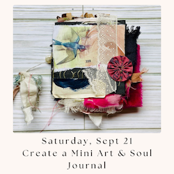 1. Sat. Sept 21 - Create a mini Art & Soul Journal